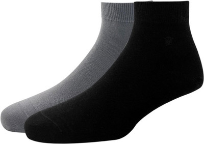LOUIS PHILIPPE Men Solid Mid-Calf/Crew(Pack of 2)