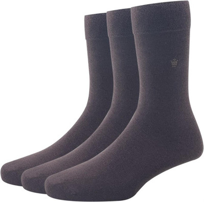 LOUIS PHILIPPE Men Solid Calf Length(Pack of 3)