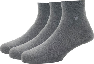 LOUIS PHILIPPE Men Solid Mid-Calf/Crew(Pack of 3)