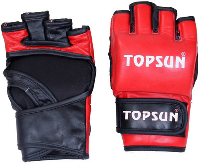 Topsun Mix Martial arts gloves Boxing Gloves(Red)