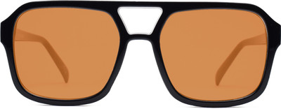 PETER JONES Aviator Sunglasses(For Men & Women, Black)