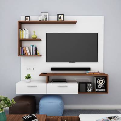 Woodbuzz Engineered Wood TV Entertainment Unit