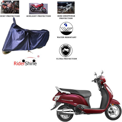RiderShine Two Wheeler Cover for Suzuki(New Access 125, Blue)