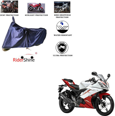 RiderShine Two Wheeler Cover for Yamaha(YZF R15 Ver 2.0, Blue)