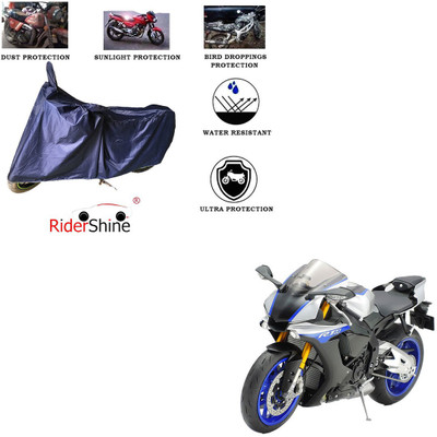RiderShine Two Wheeler Cover for Yamaha(YZF R1M, Blue)