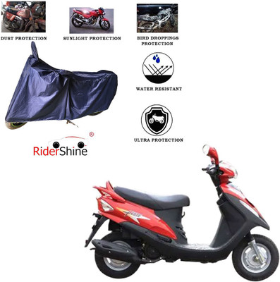 RiderShine Two Wheeler Cover for Mahindra(Flyte, Blue)