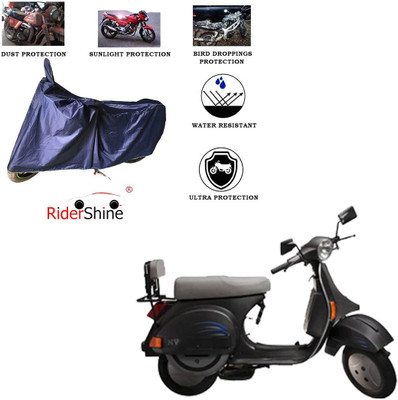RiderShine Two Wheeler Cover for LML(NV, Blue)