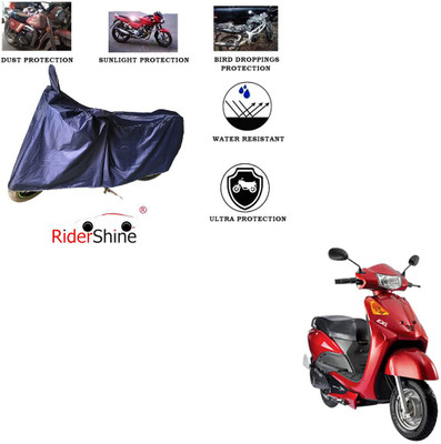 RiderShine Two Wheeler Cover for Indus(Yo EXL, Blue)