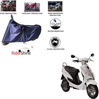 RiderShine Two Wheeler Cover for Hero(Electric E-Sprint, Blue)
