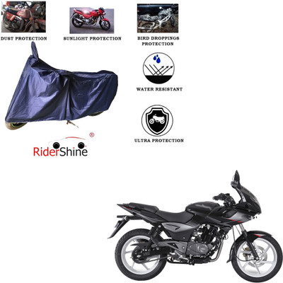 RiderShine Two Wheeler Cover for Bajaj(Pulsar 220 DTS-i, Blue)
