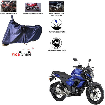 RiderShine Two Wheeler Cover for Yamaha(FZ S V3.0 FI, Blue)