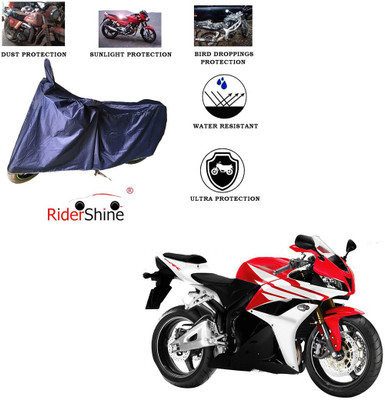 RiderShine Two Wheeler Cover for Honda(CBR 600 RR, Blue)