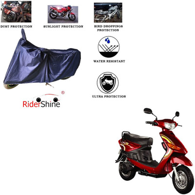 RiderShine Two Wheeler Cover for Indus(Yo Spark, Blue)