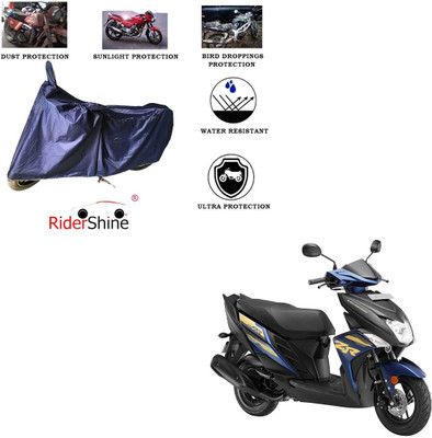 RiderShine Two Wheeler Cover for Yamaha(Cygnus Ray ZR, Blue)