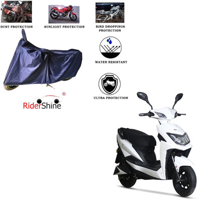 RiderShine Two Wheeler Cover for Techo Electra(Dream Neo, Blue)