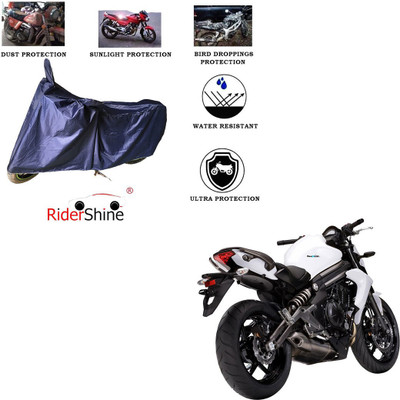 RiderShine Two Wheeler Cover for Kawasaki(ER 6N, Blue)