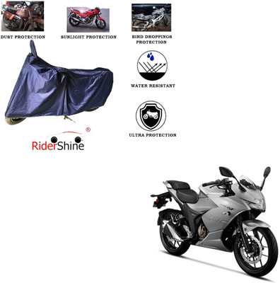RiderShine Two Wheeler Cover for Suzuki(Gixxer 250, Blue)