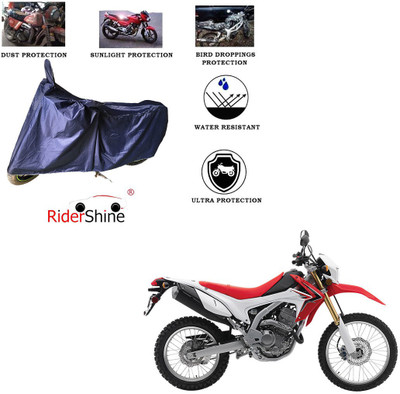 RiderShine Two Wheeler Cover for Honda(CRF 250 L, Blue)