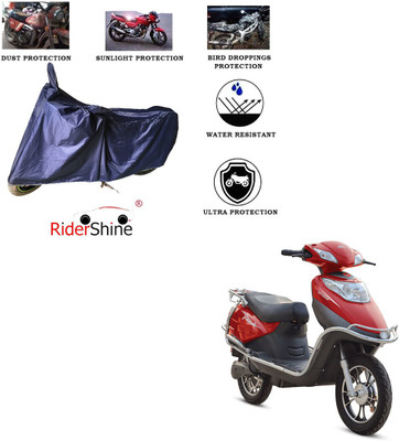 RiderShine Two Wheeler Cover for Hero(Electric Flash, Blue)