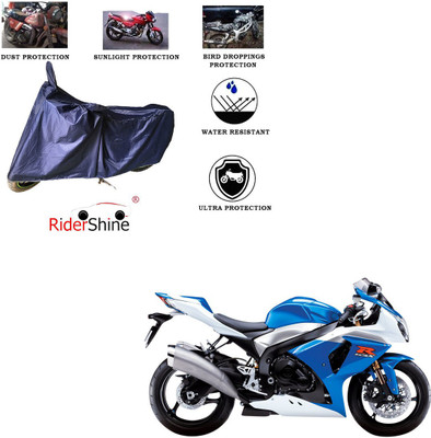 RiderShine Two Wheeler Cover for Suzuki(GSX R1000, Blue)