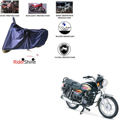 RiderShine Two Wheeler Cover for TVS(Max 4R, Blue)
