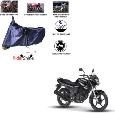 RiderShine Two Wheeler Cover for Yamaha(SZ X, Blue)