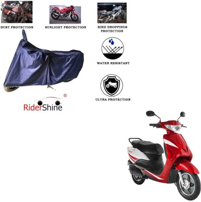 RiderShine Two Wheeler Cover for Indus(Yo Xplor, Blue)