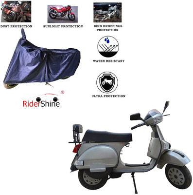 RiderShine Two Wheeler Cover for LML(Select, Blue)