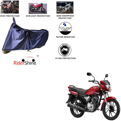 RiderShine Two Wheeler Cover for Yamaha(Saluto RX, Blue)