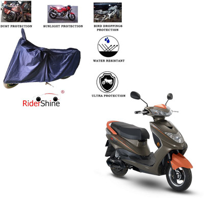 RiderShine Two Wheeler Cover for Okinawa(Ridge Plus, Blue)