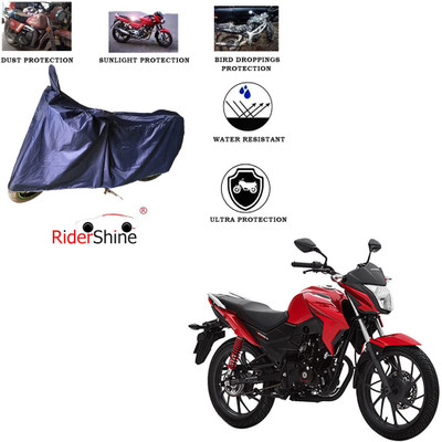 RiderShine Two Wheeler Cover for Honda(CB Twister, Blue)