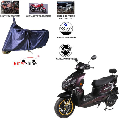 RiderShine Two Wheeler Cover for Okinawa(i-Praise, Blue)