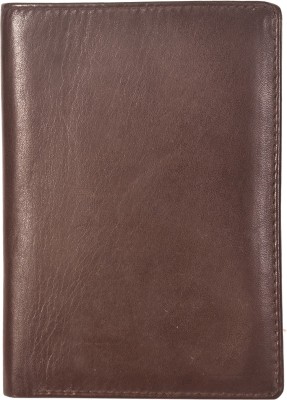 Leatherman Fashion Boys Brown Genuine Leather Wallet(10 Card Slots)