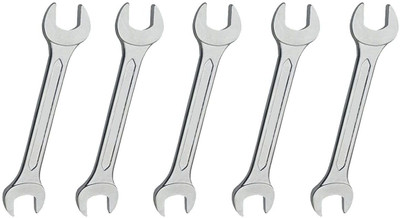 alis Double Open End Jaw Spanners 6 x 7mm Spanner Tool Kit, Kit set of 5 Pcs Double Open End Jaw Spanners 6 x 7mm Spanner Tool Kit, Kit set of 5 Pcs Double Sided Flare Nut Wrench(Pack of 5)