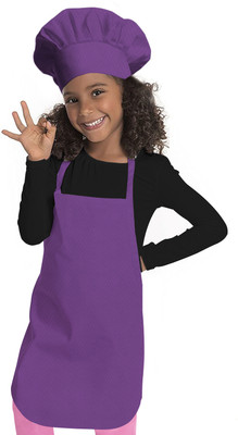 OASIS Cotton Chef's Apron - Free Size(Purple, Single Piece)