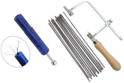 TOOLBUX Pack of 2 Items : Gemstone Pickup Tool and Hex Saw Adjustable