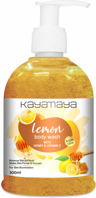 Kayamaya Lemon Body Wash with Honey & Vitamin C(300 ml)