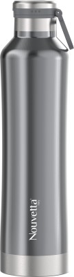 Nouvetta JET DOUBLE WALL BOTTLE 1000 ML - GREY 1000 ml Flask(Pack of 1, Grey, Steel)