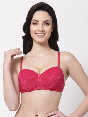 Shyam Sons FLAIR Women T-Shirt Heavily Padded Bra(Red)