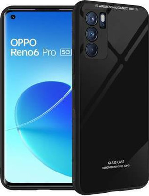 Nice Assoseries HUB Back Cover for Oppo Reno 6 Pro(Black, Grip Case)