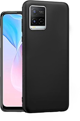 Stunny Back Cover for Vivo Y 21 (2021), Y33s(Black, Shock Proof, Silicon, Pack of: 1)