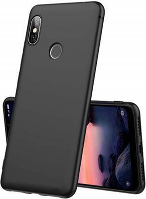 Axzu Back Cover for Redmi S2, Y2(Black, Grip Case, Silicon, Pack of: 1)