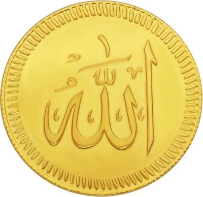 Bhima Jewellers 2 gm Allah 22 (916.7) K 2 g Yellow Gold Coin