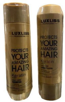 Luxliss Professional Keratin Daily Care Shampoo (250ml) + Conditioner(2 Items in the set)