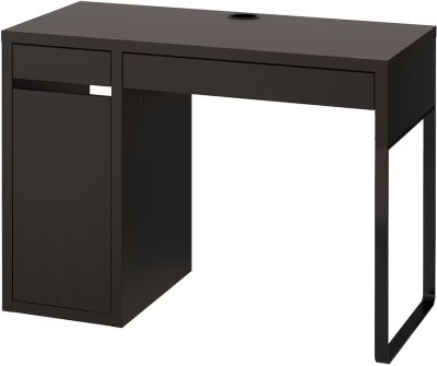 IKEA Engineered Wood Computer Desk(Straight, Finish Color - BROWN, DIY(Do-It-Yourself))