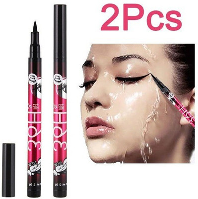 KAIASHA Eyeliner 36 Hours liquid eyeliner pencils combo bridal pack Set of 2 10 g(BLACK)