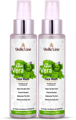 Vedic Line Pack of 2 - Aloe Vera Purifying  Face Wash(200 ml)