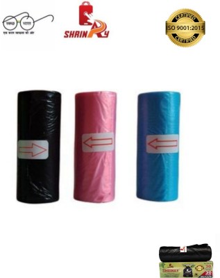 Shrinay 3b-Trash mix 3 disposal covers rolls(m) Medium 12 L Garbage Bag  Pack Of 90(90Bag )