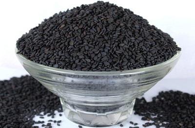 Elysian Enterprises Til Kala - Kali Til - Black Sesame Seeds - Niger Seed - Sesamum indicum Seed(1 kg)