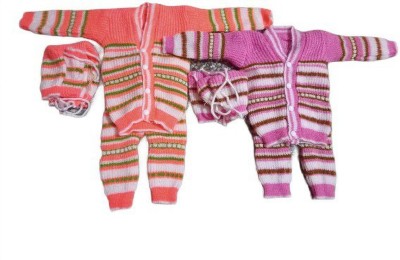 Hibest Baby Boys & Baby Girls Party(Festive) Sweater Pant(Yellow)